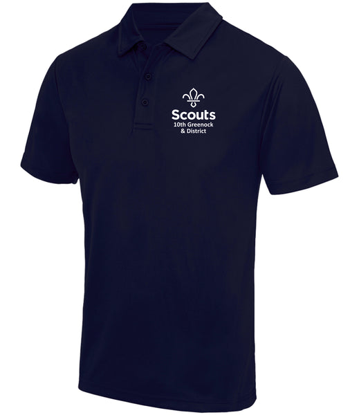 10th Greenock And District Scouts Cool Polo Shirt