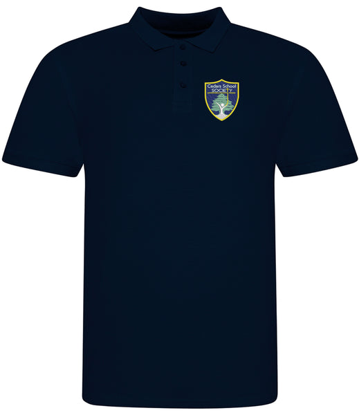 Cedars School Society Navy Poloshirt (s5 and s6 only)