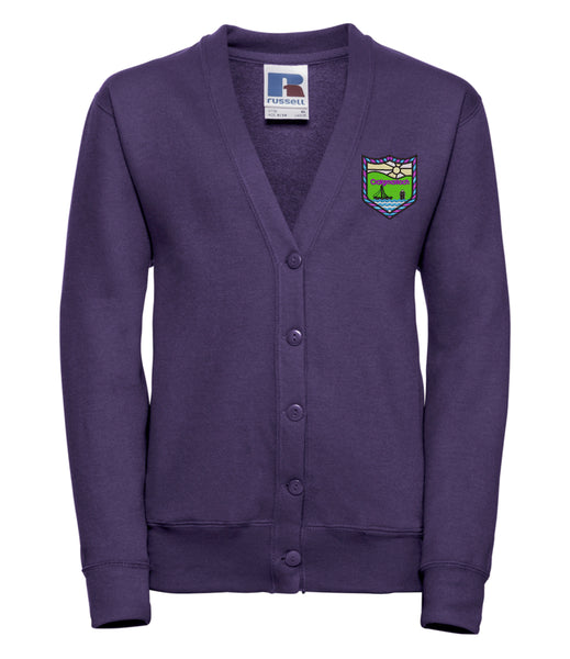 Craigmarloch School Purple Sweater Cardigan