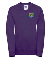 Craigmarloch School Purple Vneck Sweatshirt