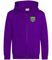 Craigmarloch School Purple Zipper