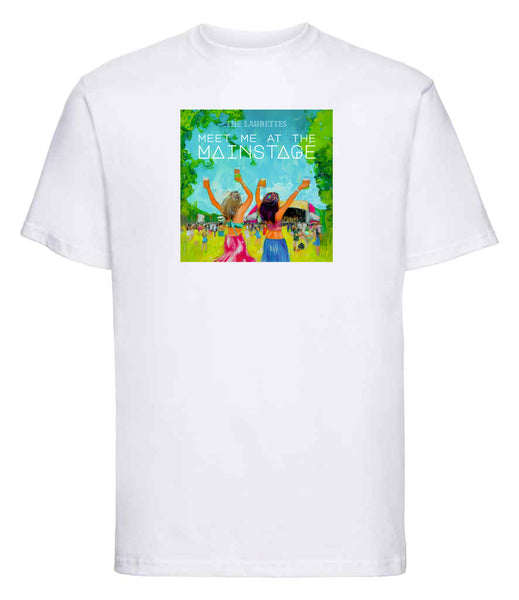 The Laurettes Mainstage Merchandise T-Shirt White