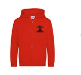Moorfoot Primary Leavers 27 red Zipper