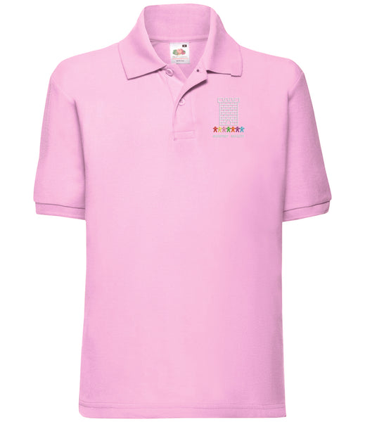 Moorfoot Nursery Pink Poloshirt