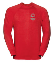 Inverkip Red Round Neck Sweater