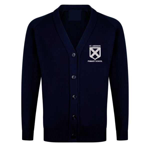 St Andrews Primary Navy Knitted Cardigan