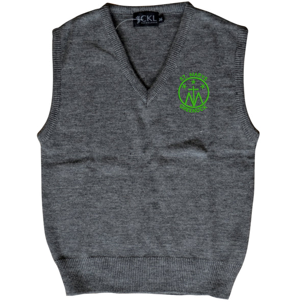 St Marys Primary Grey Knitted Tank Top