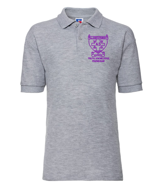 All Saints Grey Polo