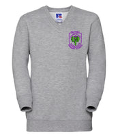 Aileymill Gray V-Neck Sweater