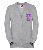 All Saints Grey Sweatshirt Cardigan
