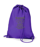 All Saints Purple Gym Bag