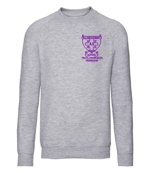 All Saints Grey Sweatshirt