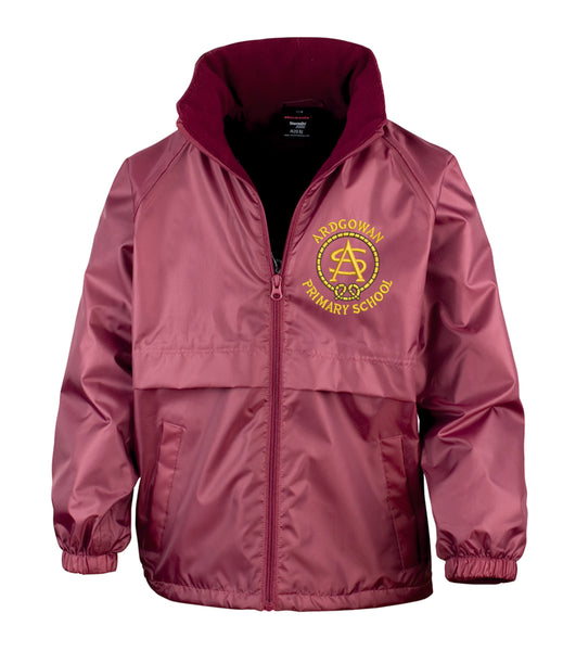 Ardgowan Maroon Fleece lined Raincoat