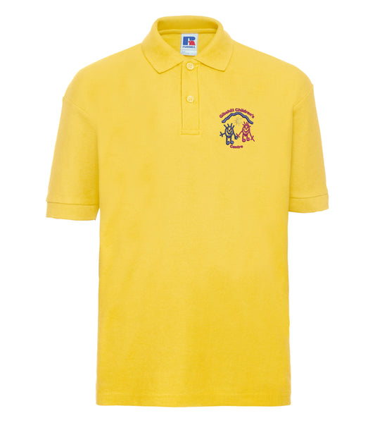 Gibshill Family Centre Yellow Polo Shirt