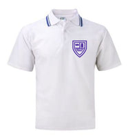 King's Oak White/Royal Polo Shirt
