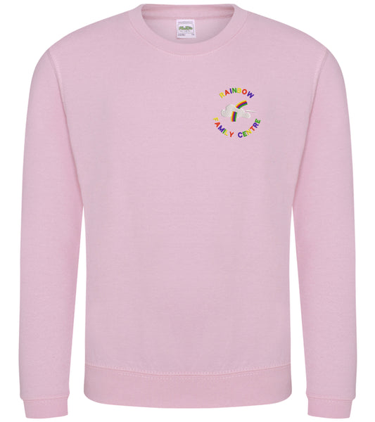 Rainbow Family Centre Baby Pink Sweater