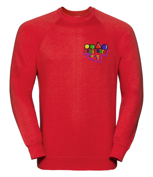 Blairmore Nursery School Red Sweatshirt