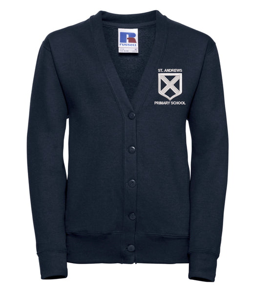 St Andrews Primary Navy Sweatshirt Cardigan