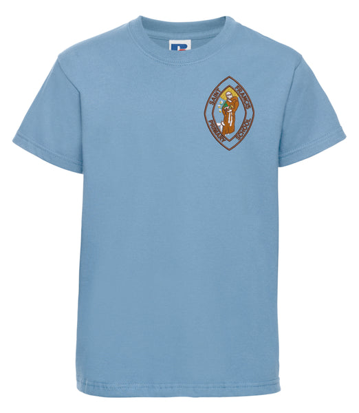 St Francis Primary Sky P.E T-shirt