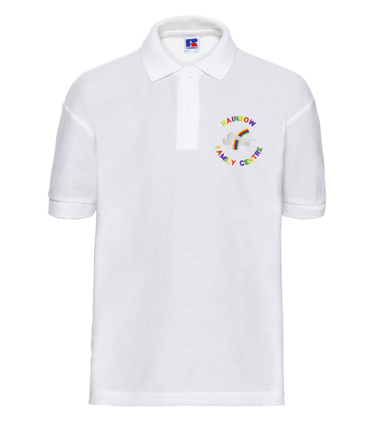 Rainbow Family Centre White Polo Shirt